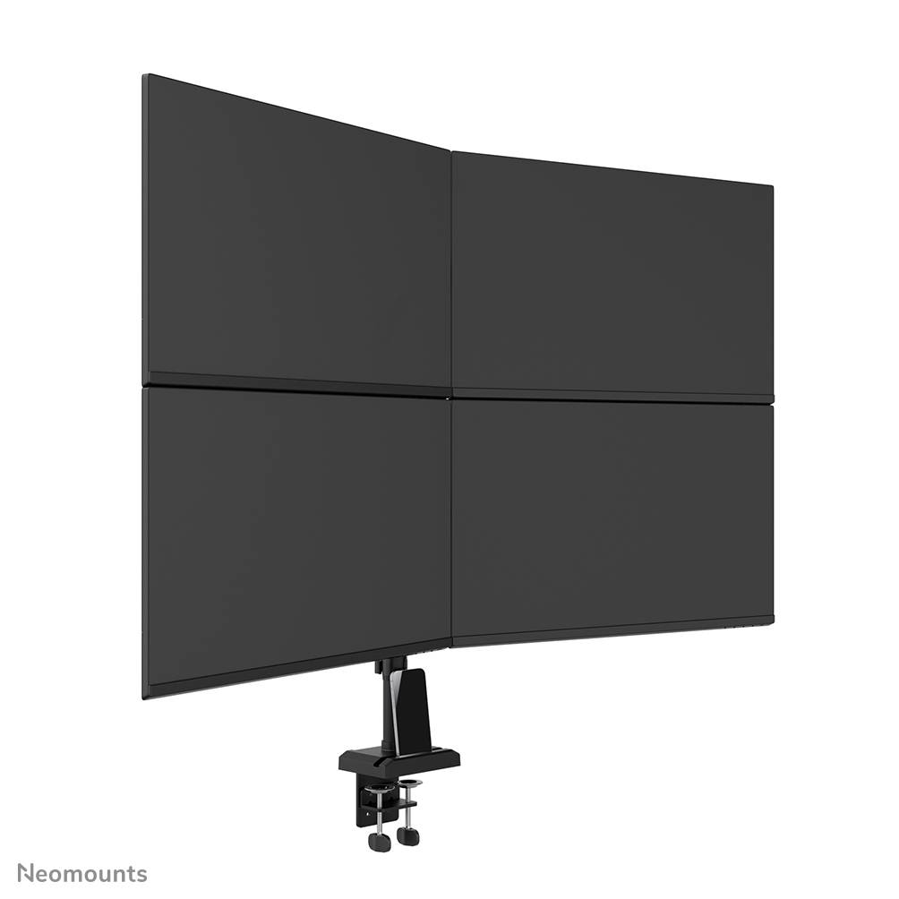 Neomounts DS60-600BL2-2 Quadruple monitorarm voor vier schermen 10-32"