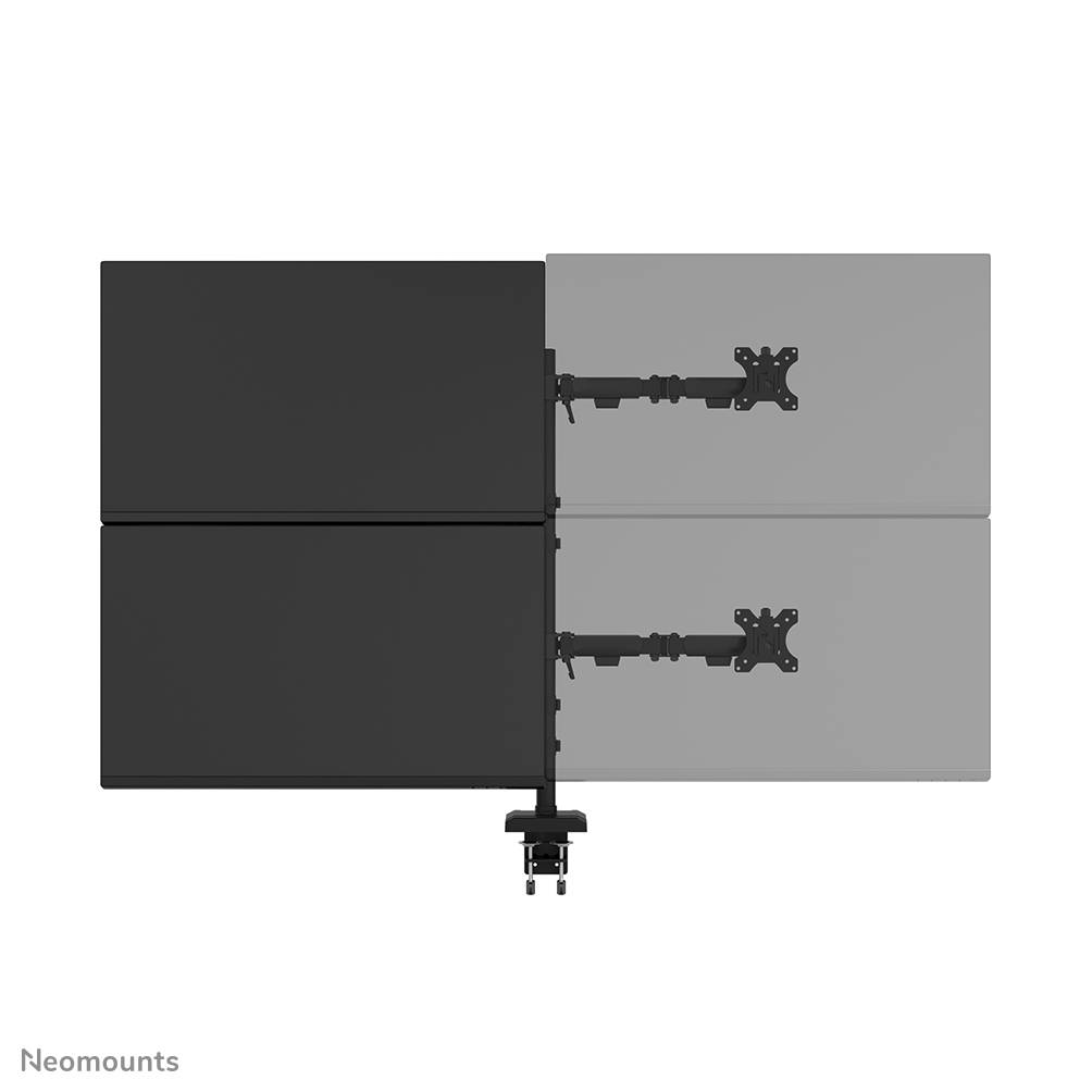 Neomounts DS60-600BL2-2 Quadruple monitorarm voor vier schermen 10-32"