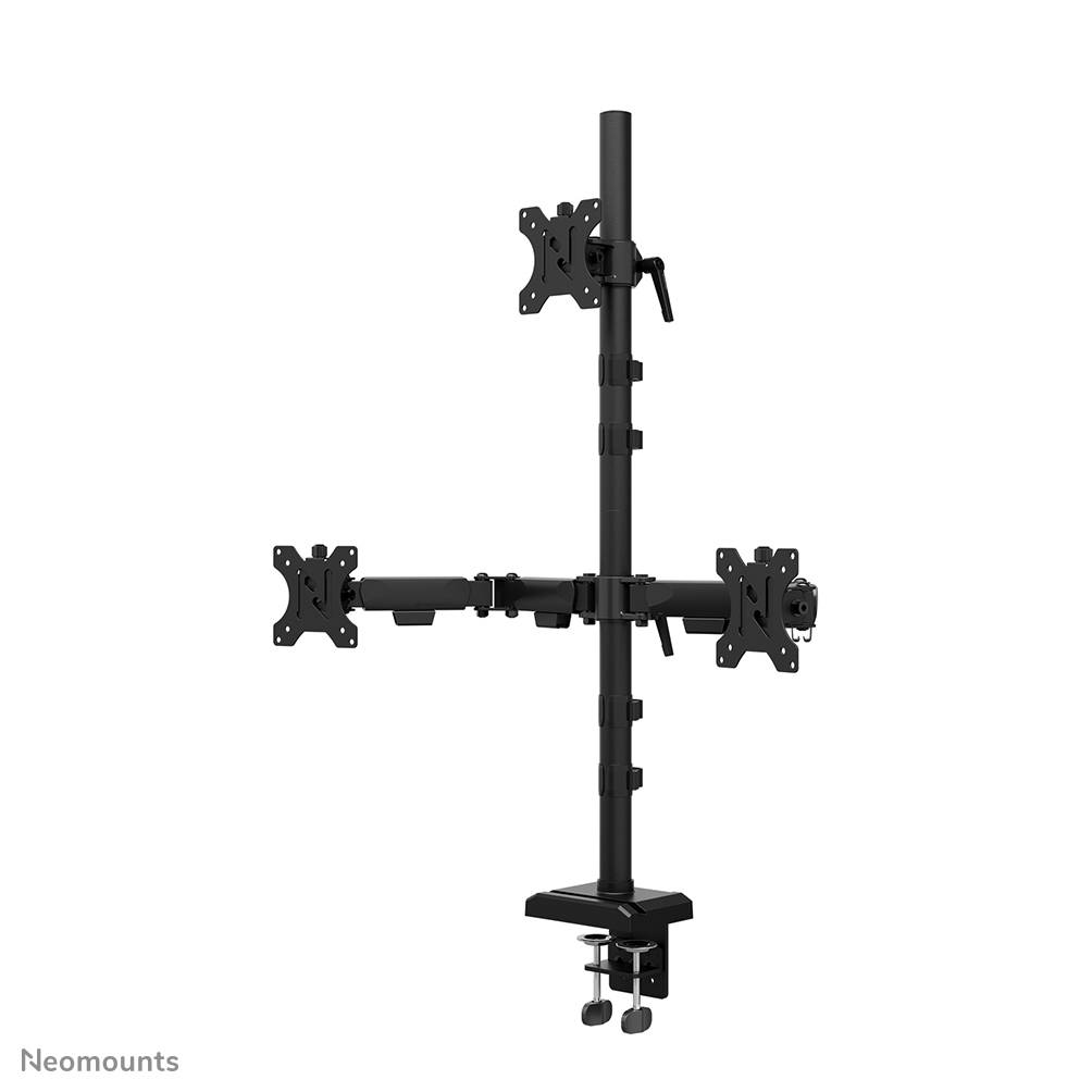 Neomounts DS60-600BL2-1 Monitorarm voor drie schermen 10-32"