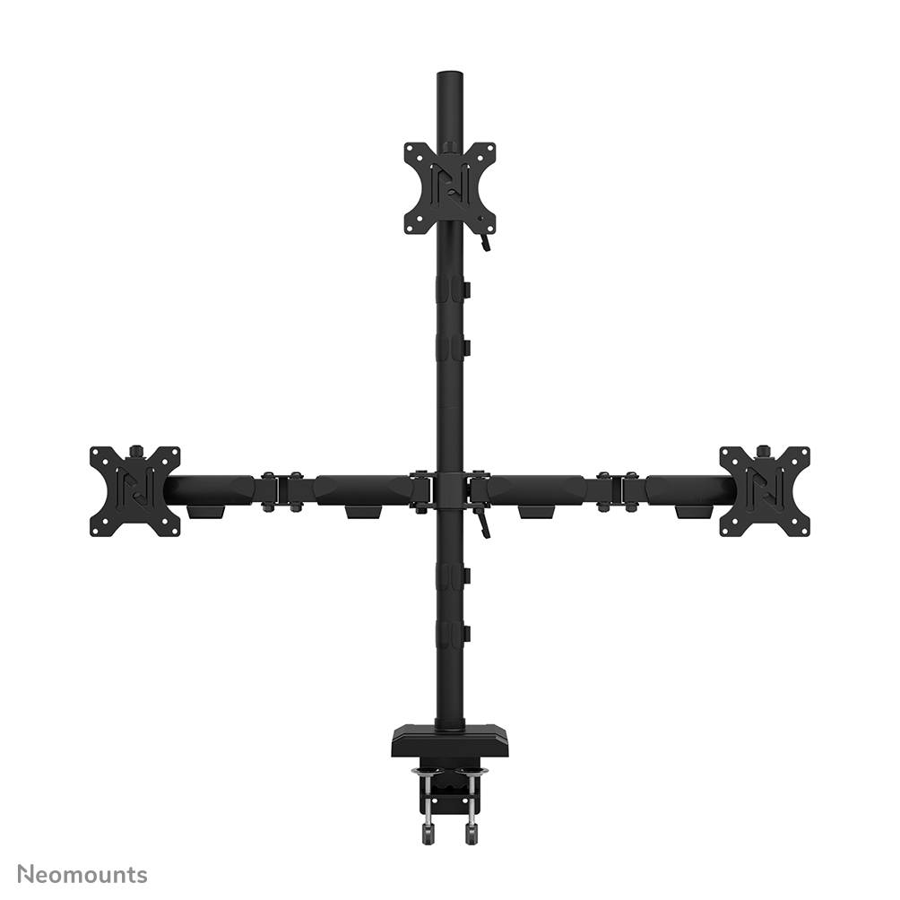 Neomounts DS60-600BL2-1 Monitorarm voor drie schermen 10-32"