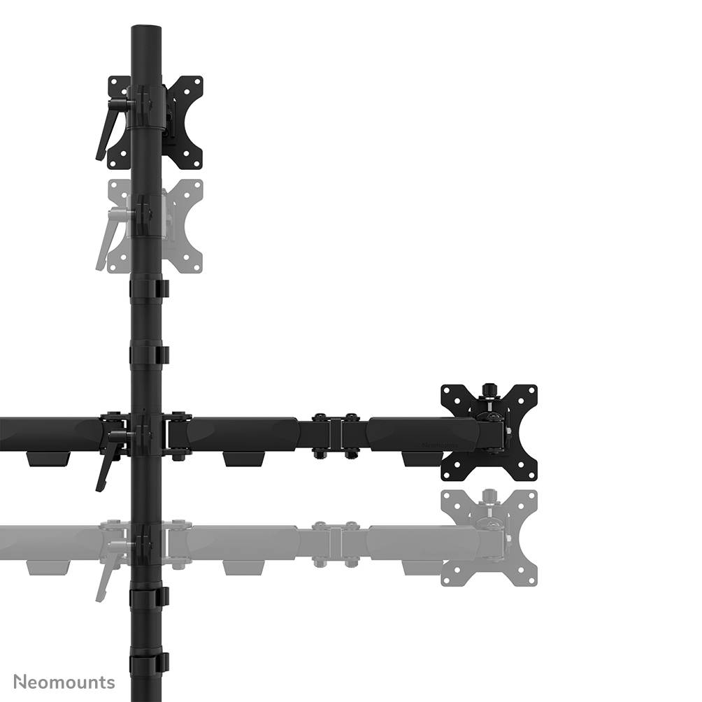 Neomounts DS60-600BL2-1 Monitorarm voor drie schermen 10-32"