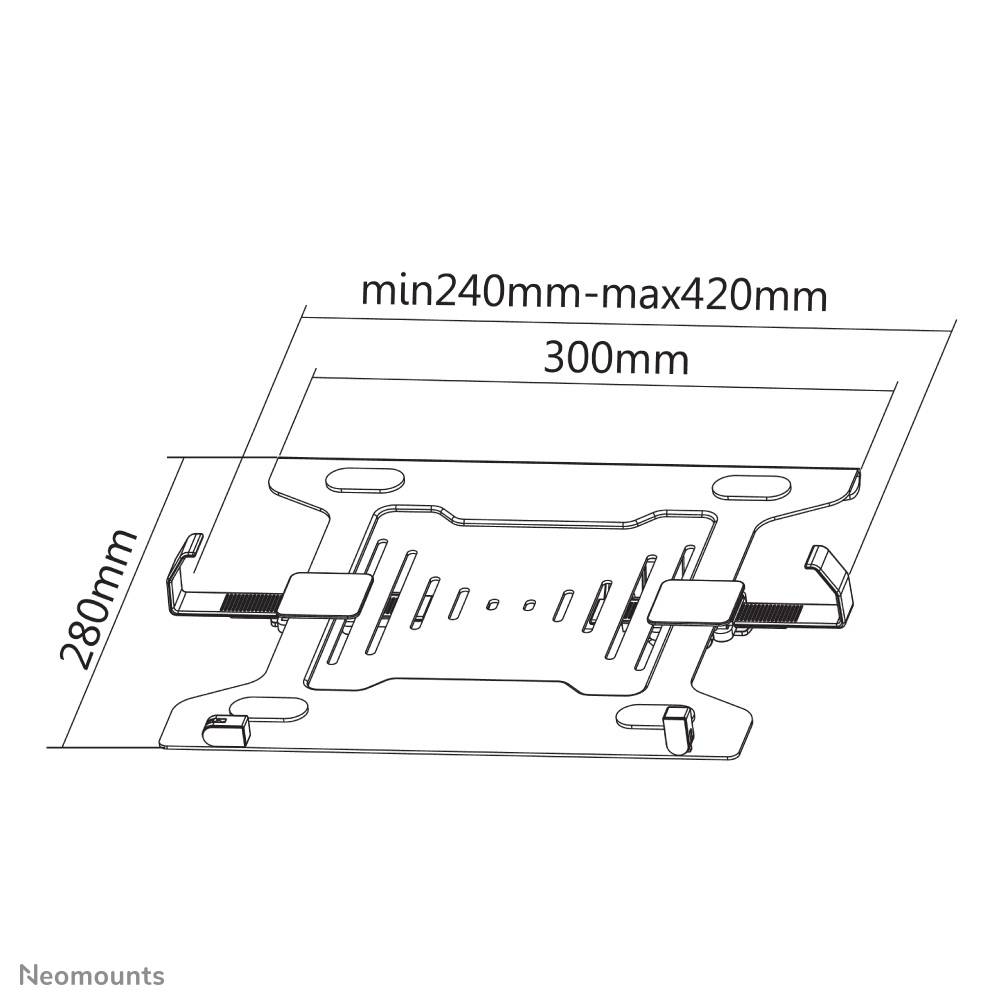 Neomounts laptop houder - NOTEBOOK-V200