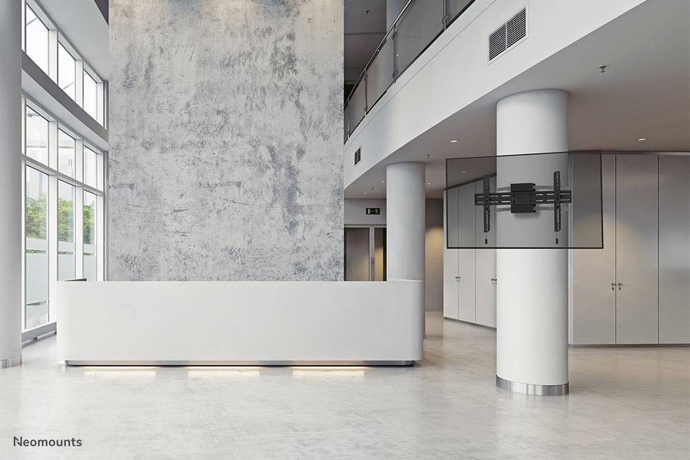 Neomounts WL30S-910BL16 TV-pilaarsteun 40-75" - vlak - vergrendelbaar - diam. 25-100 cm - portrait