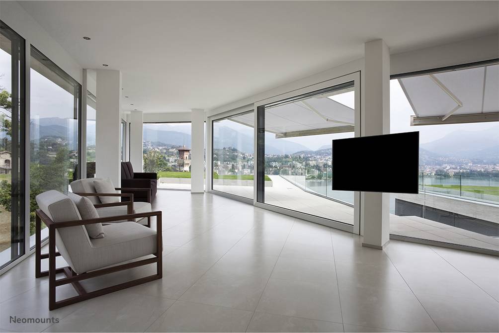 Neomounts WL30S-910BL16 TV-pilaarsteun 40-75" - vlak - vergrendelbaar - diam. 25-100 cm - portrait