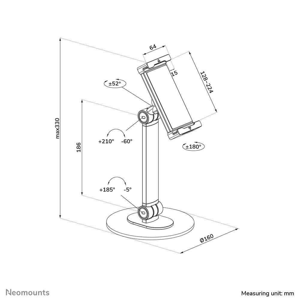 Neomounts tablet stand - DS15-540BL1