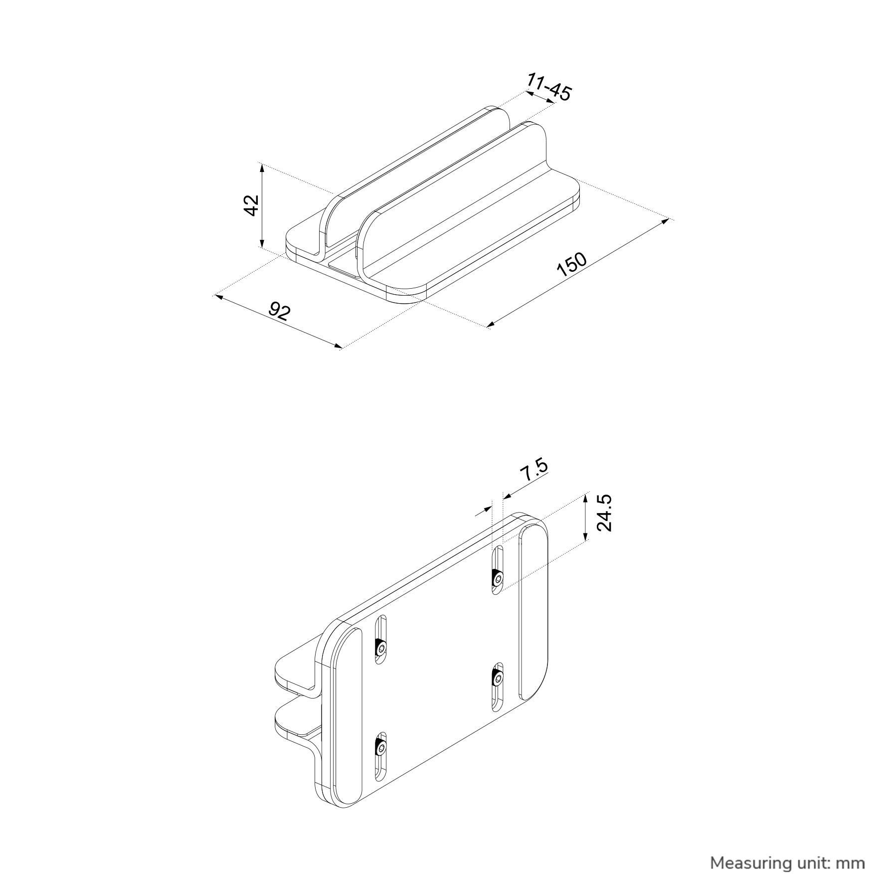 Neomounts NSLS300SILVER Laptophouder 11-17" - universeel