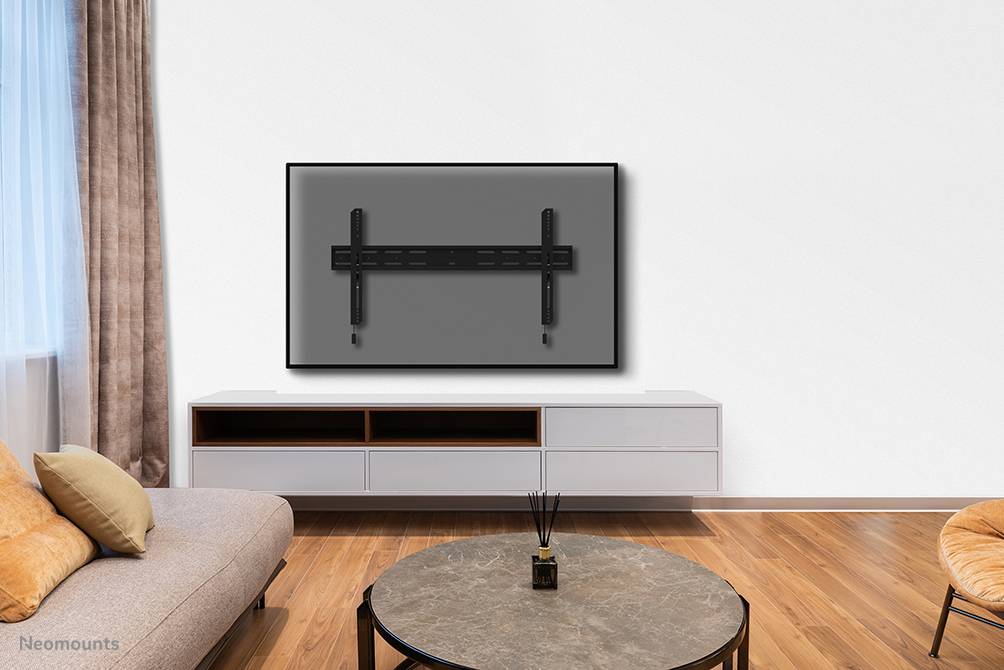 Neomounts WL30S-850BL18 TV-beugel wand 43-86" - vlak - vergrendelbaar - snelle installatie