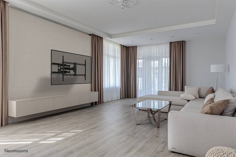 Neomounts WL40-550BL18 TV-beugel wand 43-75" - full motion - Easy Install