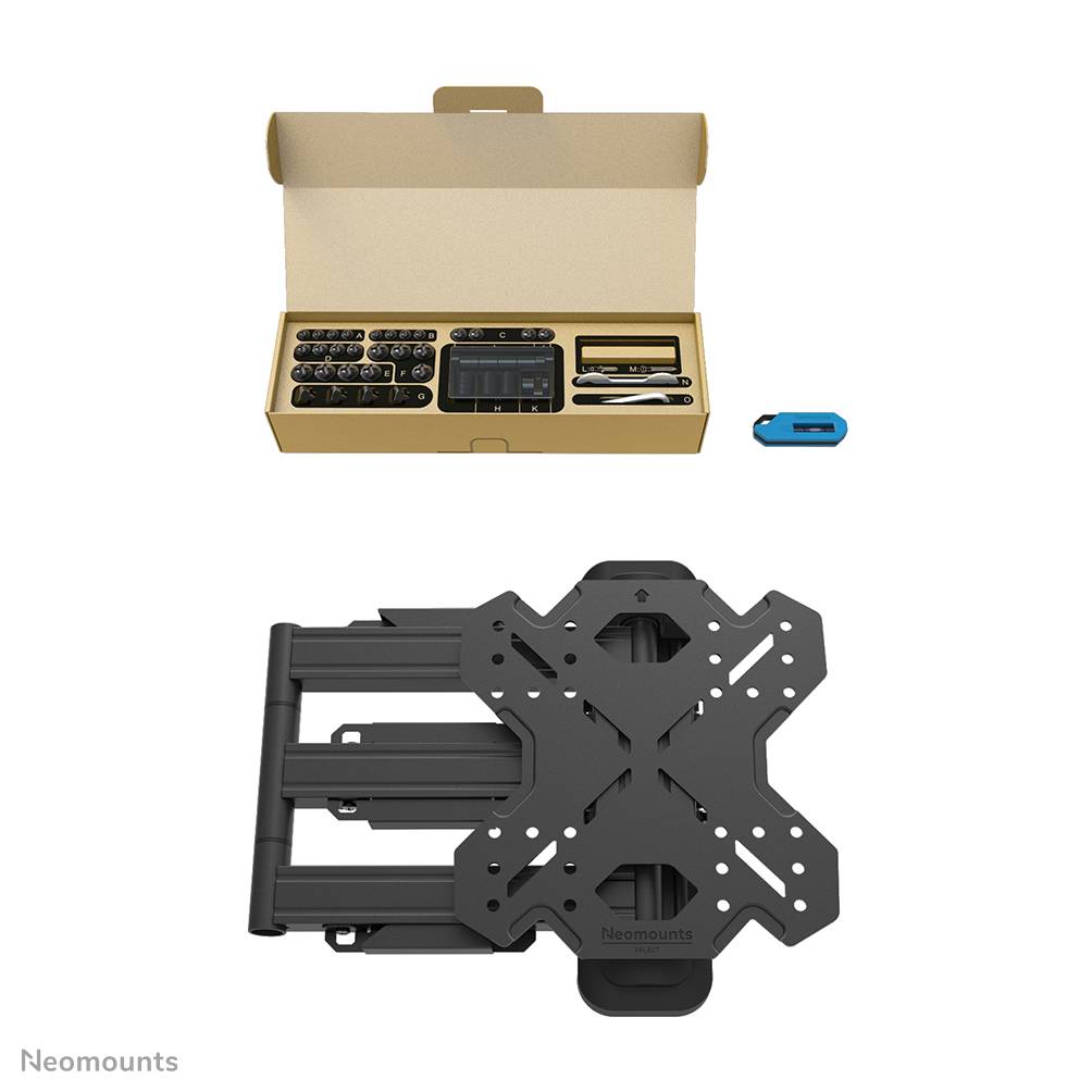 Neomounts WL40S-850BL12 TV-beugel wand 32-55" - full motion - snelle installatie