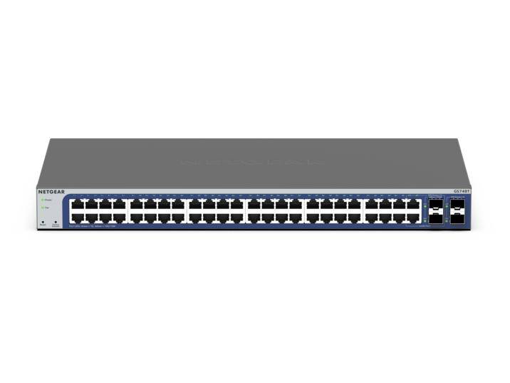 NETGEAR GS748Tv6 Managed L2/L3/L4 Gigabit Ethernet (10/100/1000) Zwart, Grijs