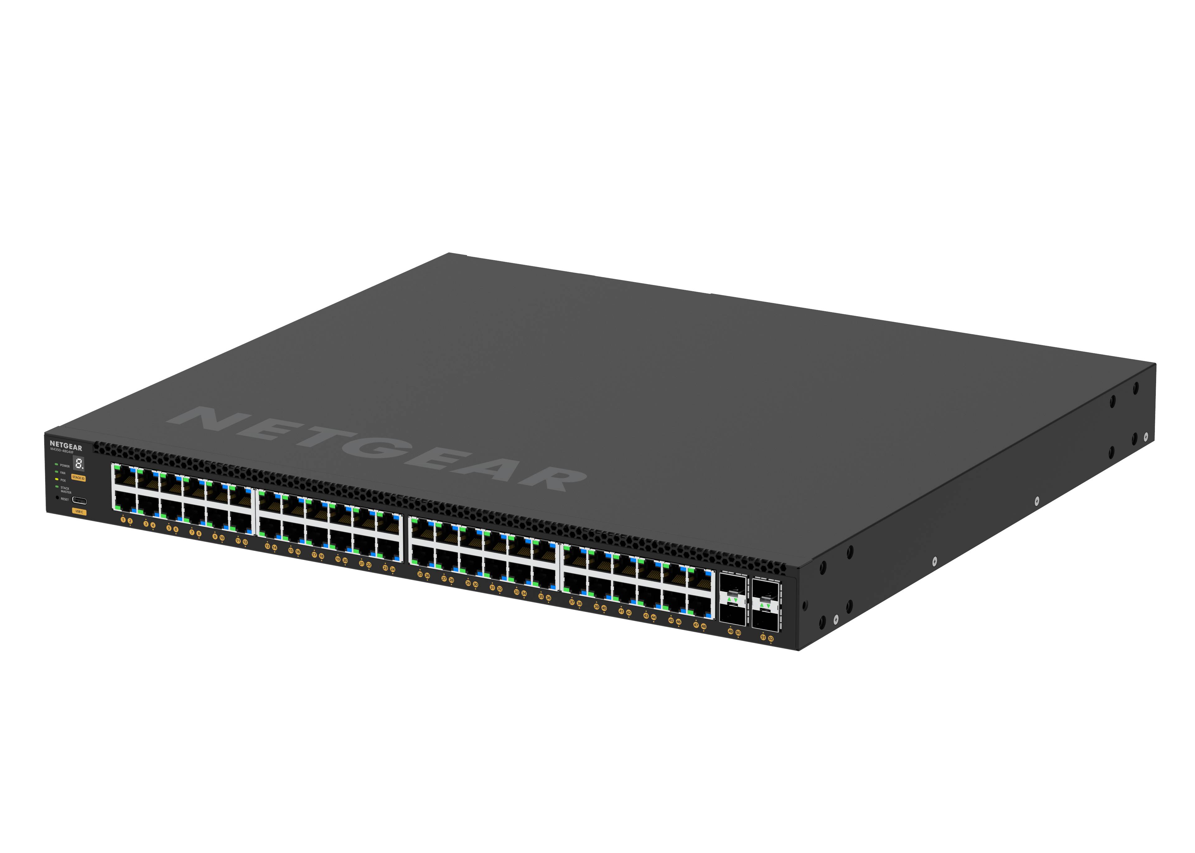 NETGEAR GSM4352 Managed L3 Gigabit Ethernet (10/100/1000) Power over Ethernet (PoE) 1U Zwart