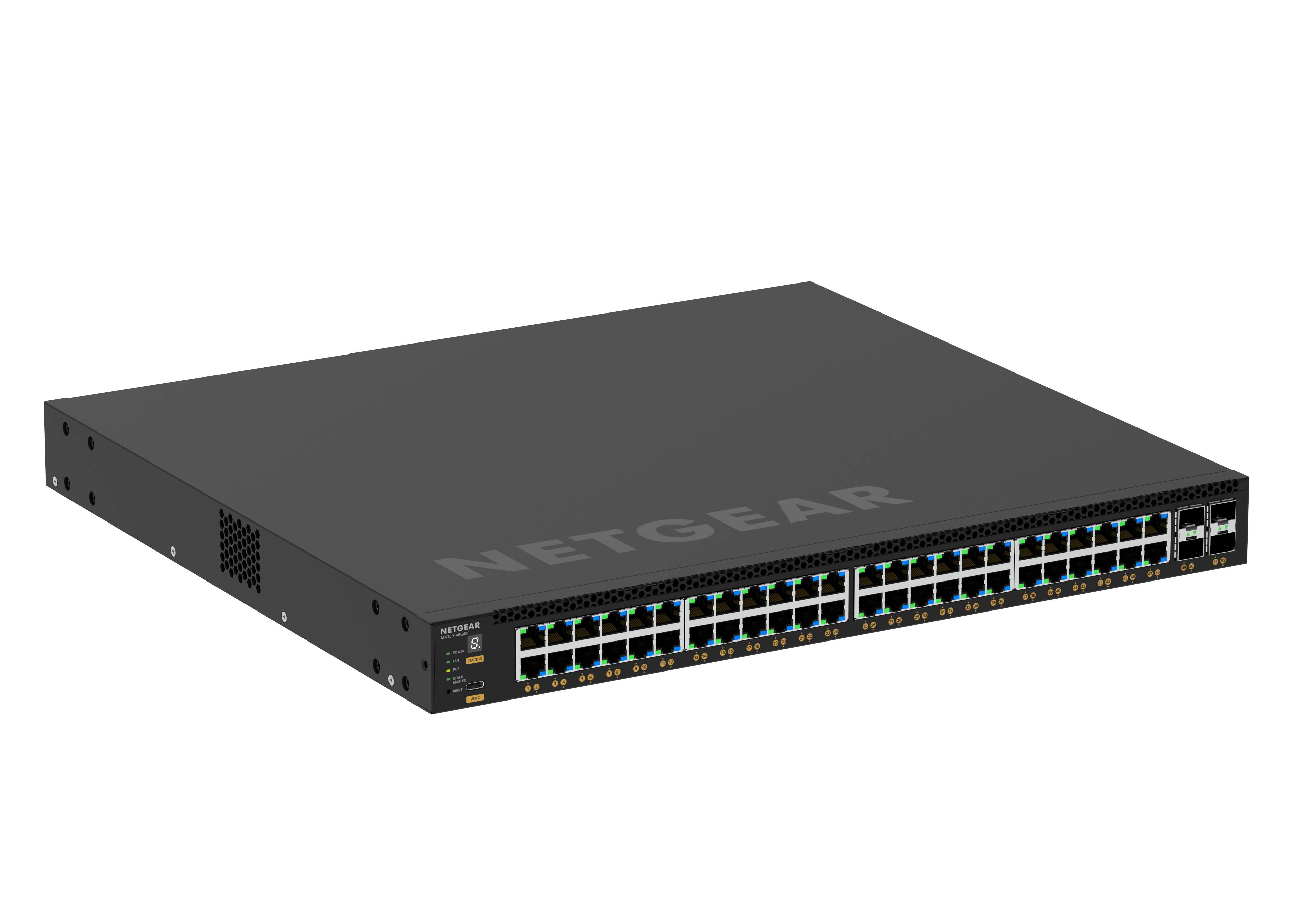 NETGEAR GSM4352 Managed L3 Gigabit Ethernet (10/100/1000) Power over Ethernet (PoE) 1U Zwart