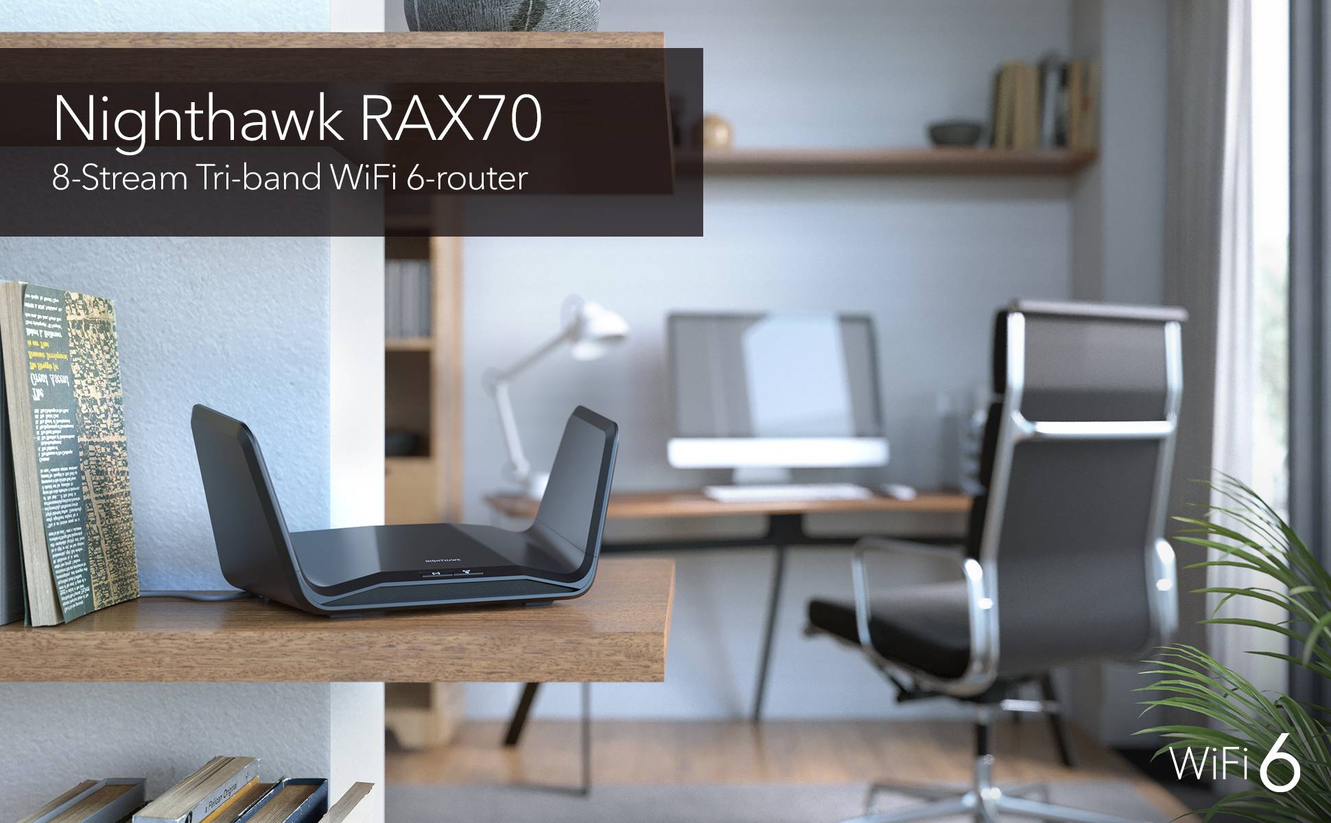 NETGEAR Nighthawk Tri-Band AX8 8-Stream AX6600 WiFi 6 Router (RAX70)