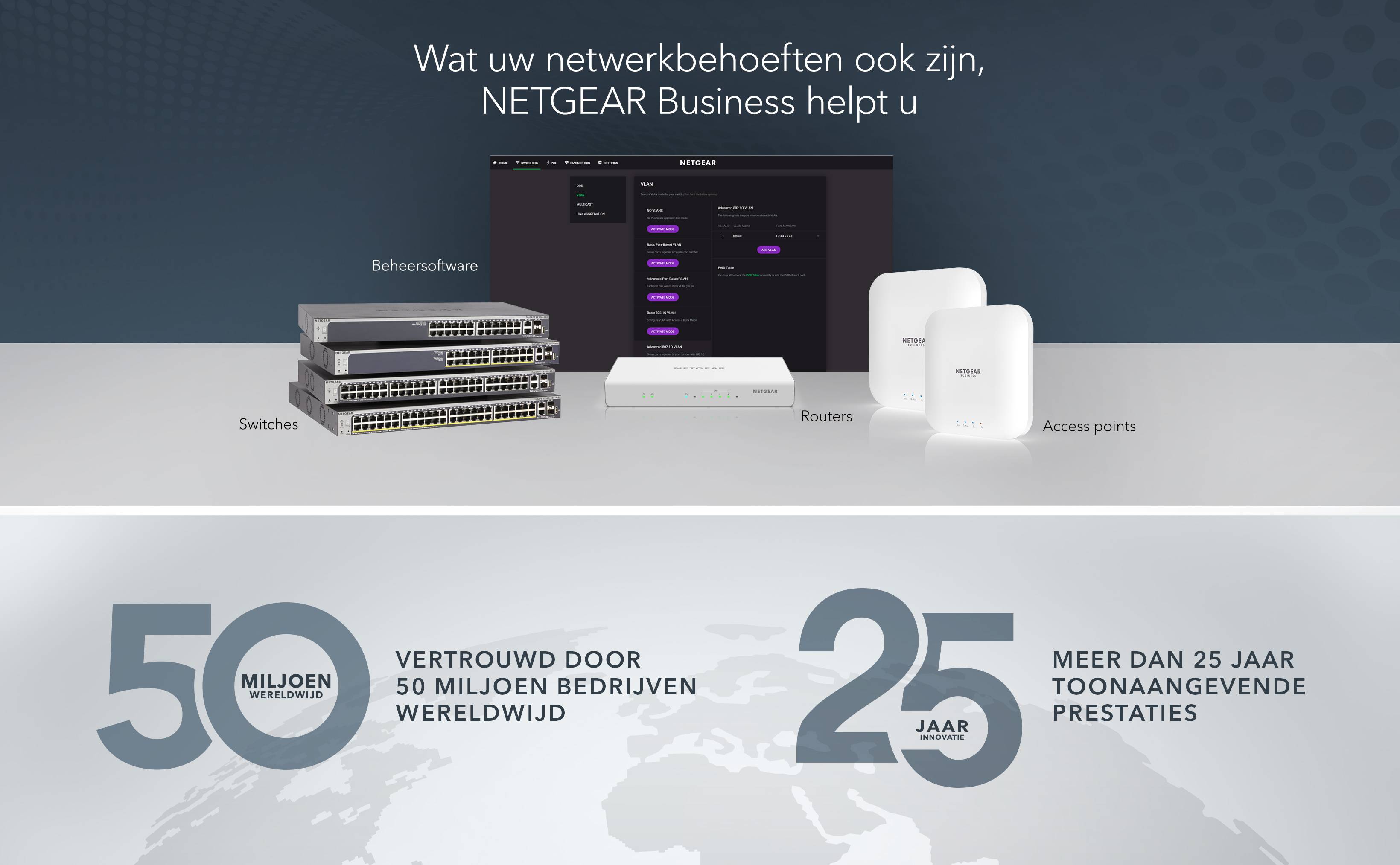 NETGEAR Insight Cloud Managed WiFi 6 AX1800 Dual Band Access Point (WAX610)