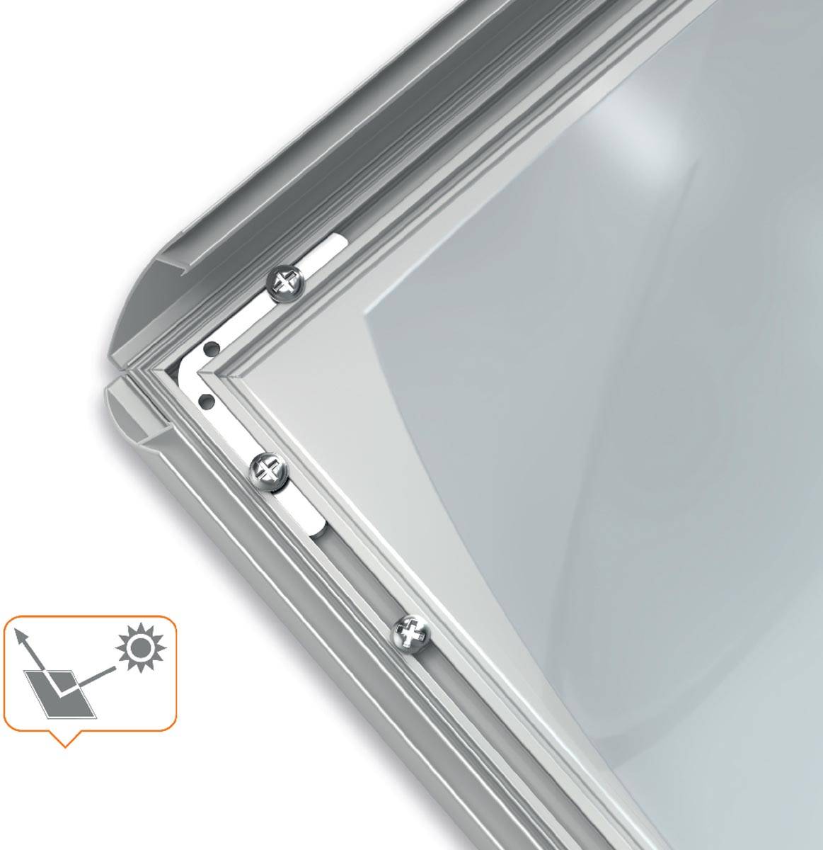 Nobo clicklijst Essence, uit aluminium, ft A3