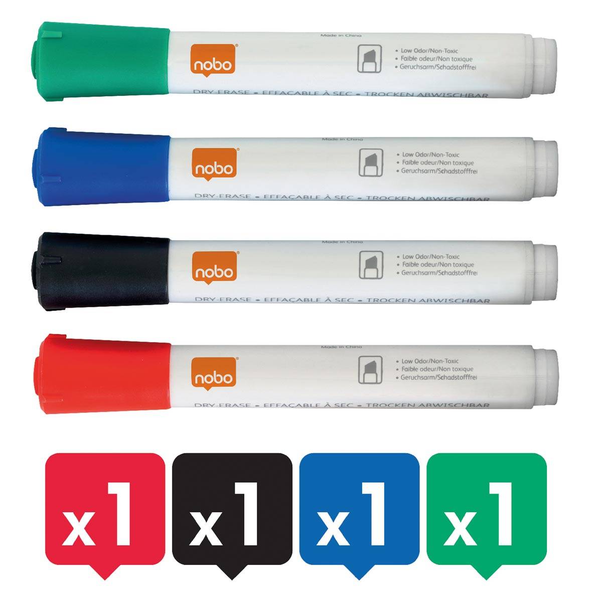 Nobo droog uitwisbare Whiteboard Accessoire Starterkit