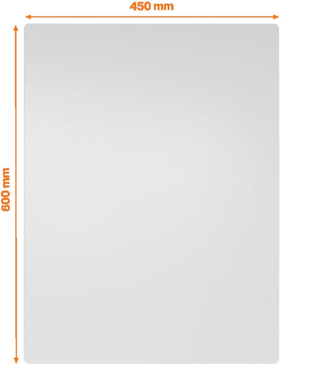 Nobo frameloos modulair whiteboard, staal, magnetisch, 45 x 65 cm