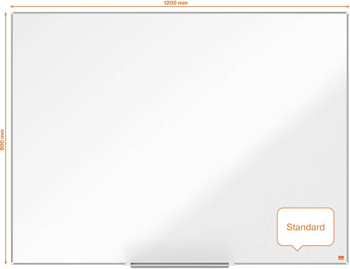 Nobo Impression Pro whiteboard, emaille, magnetisch, 90 x 120 cm