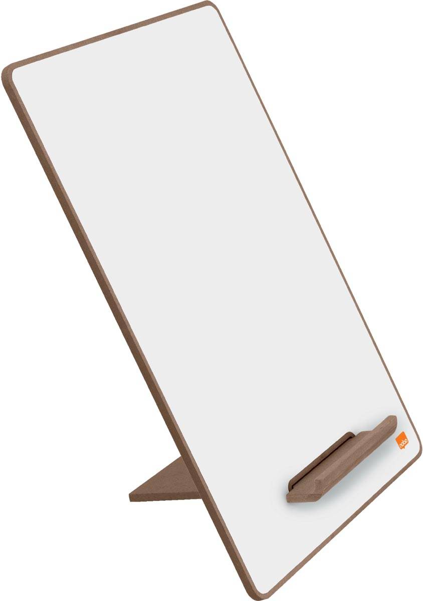 Nobo Mini whiteboard, magnetisch, met standaard, ft A4, pak van 4 stuks