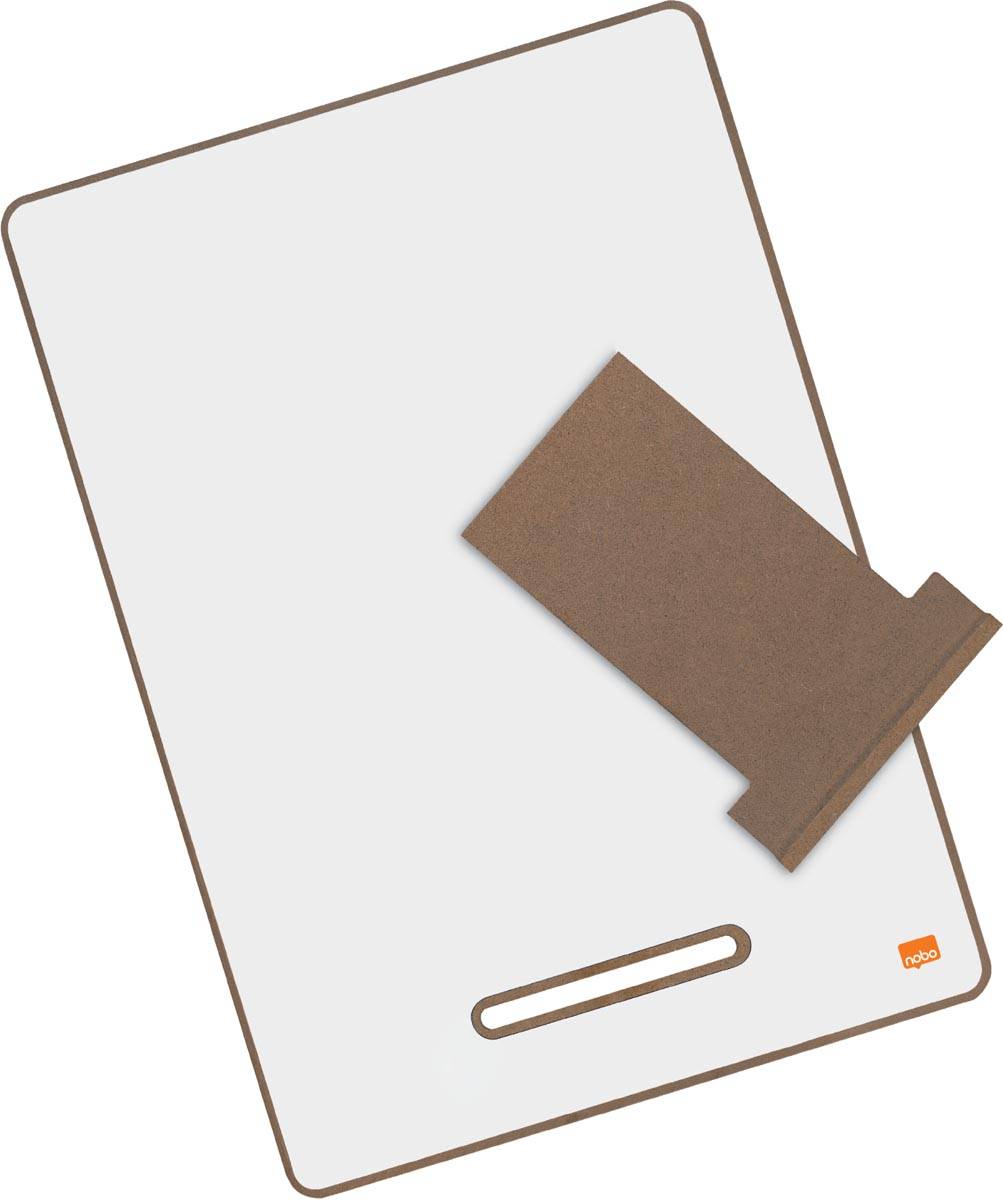 Nobo Mini whiteboard, magnetisch, met standaard, ft A4, pak van 4 stuks