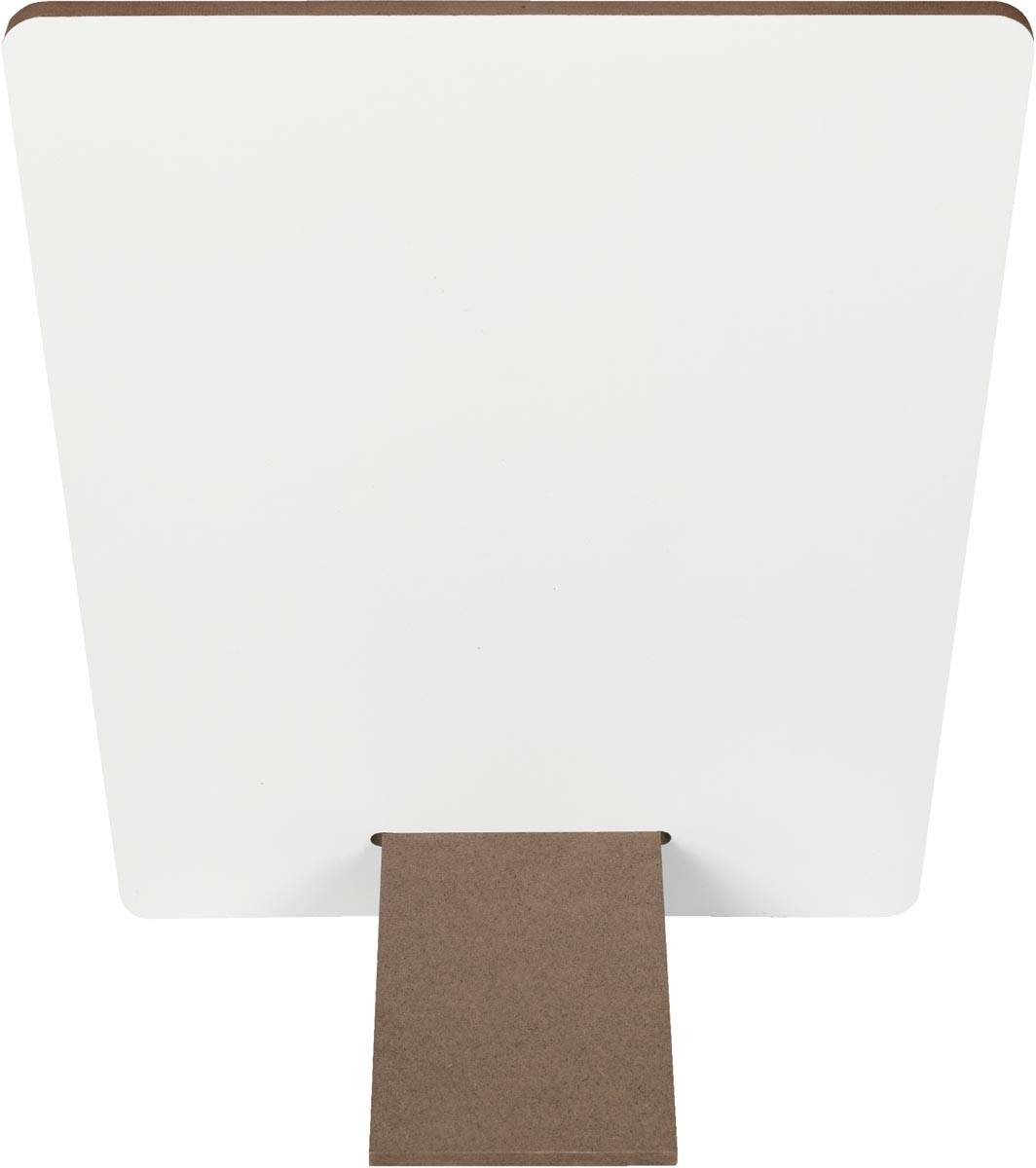Nobo Mini whiteboard, magnetisch, met standaard, ft A4, pak van 4 stuks