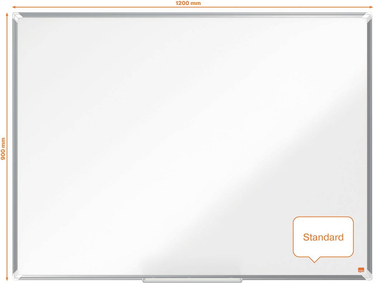 Nobo Premium Plus whiteboard, gelakt staal, magnetisch, 90 x 120 cm