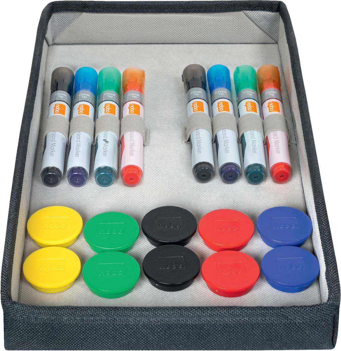 Nobo whiteboard accessoires kit, in draagtas