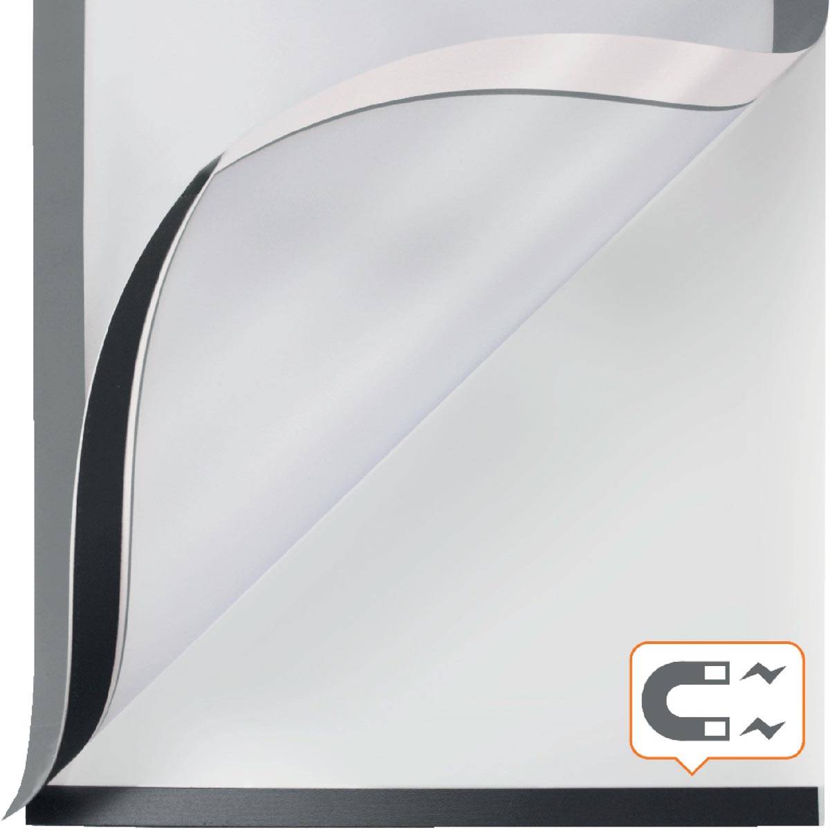 Nobo zelfklevend magnetisch kader A3, zilver, pak van 2 stuks