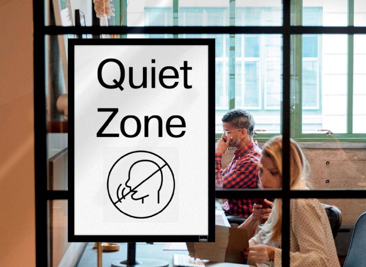 Nobo zelfklevend magnetisch kader A3, zwart, pak van 2 stuks