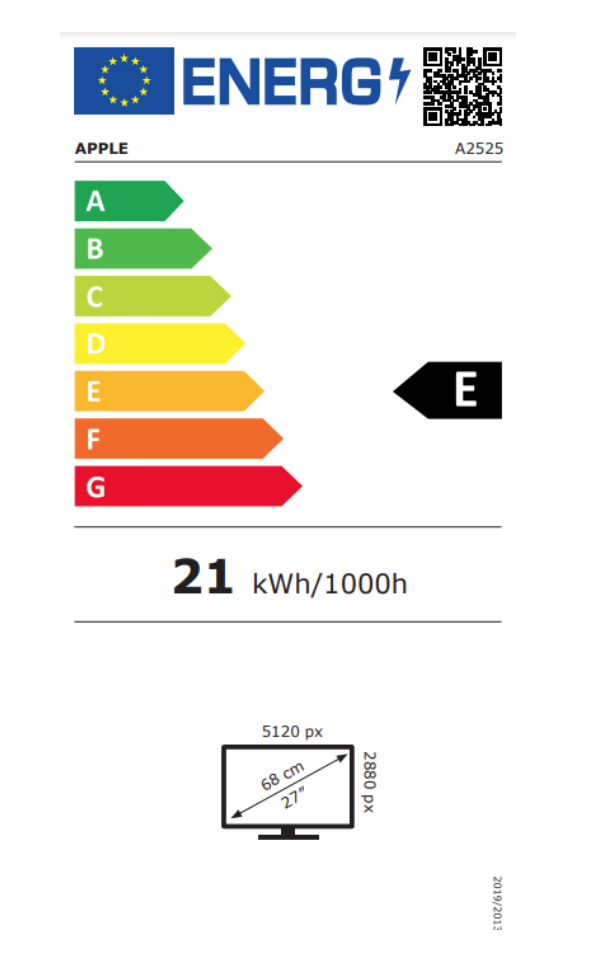 Apple Studio Display Nanotextuur (kantelbare standaard)