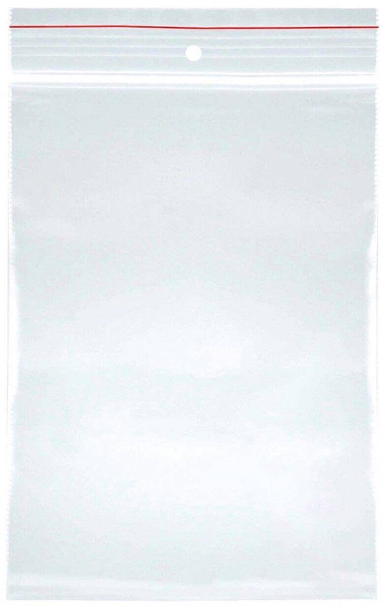 OFFICE products gripsealzakje, transparant, pak van 100 stuks, 170 x 230 mm