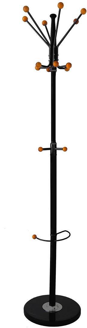 OFFICE products kapstok Stockholm, met parapluhouder, zwart