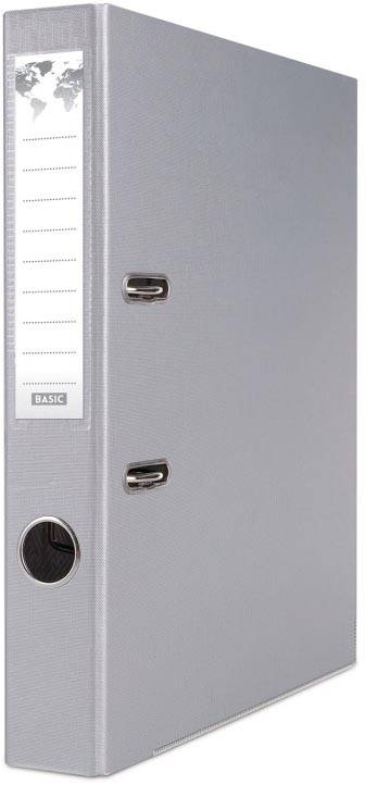 OFFICE products ordner voor A4, PP, rug van 5 cm, grijs