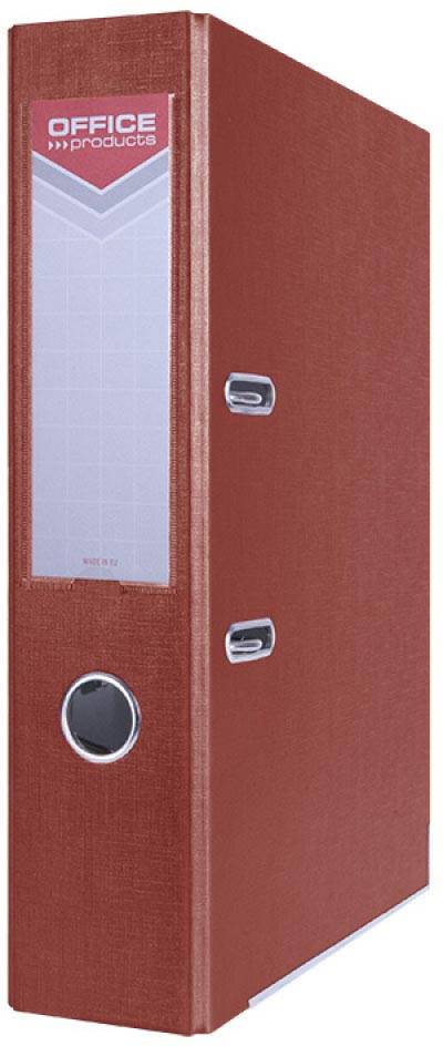 OFFICE products ordner, voor ft A4, rug van 7,5 cm, bordeaux