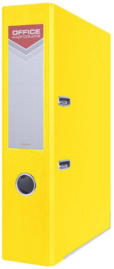 OFFICE products ordner, voor ft A4, rug van 7,5 cm, geel