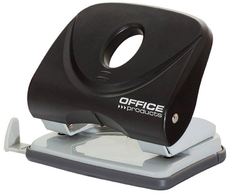 OFFICE products perforator, 10 blad, in PP, zwart