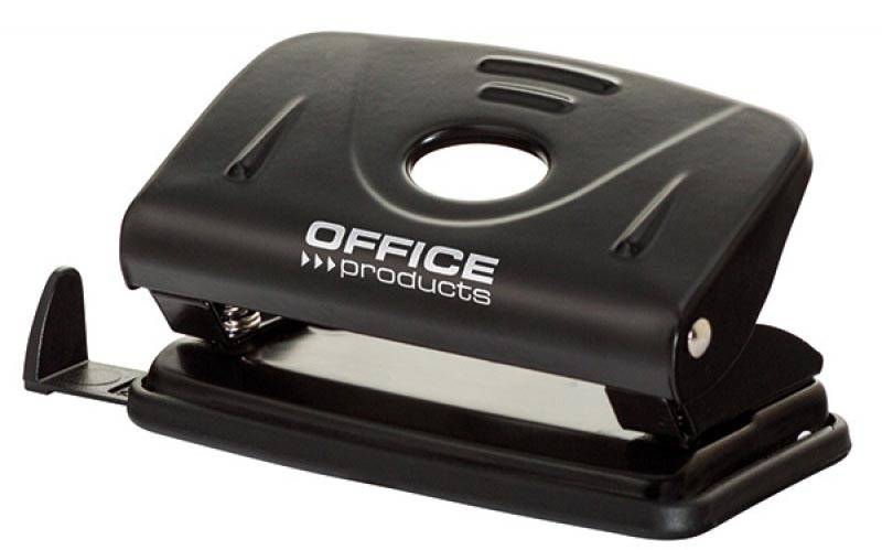 OFFICE products perforator, 12 blad, in metaal, zwart