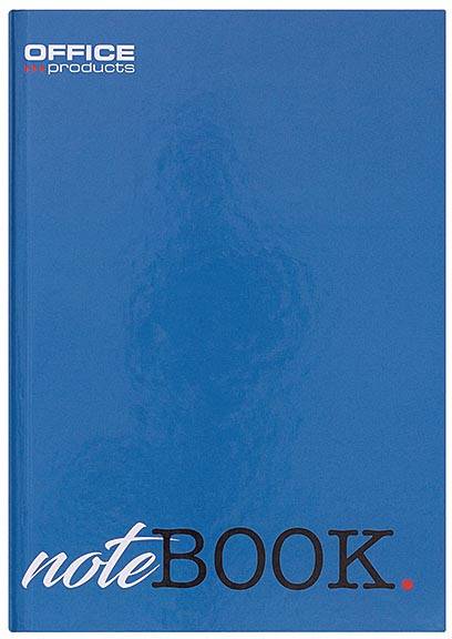 OFFICE products schrift met harde kaft, A5, 96 blad, met kantlijn, gelijnd