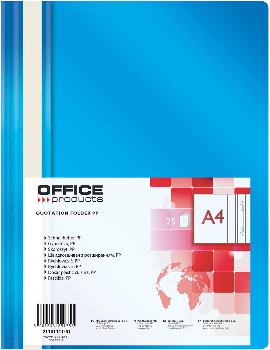 OFFICE products snelhechtmap, blauw