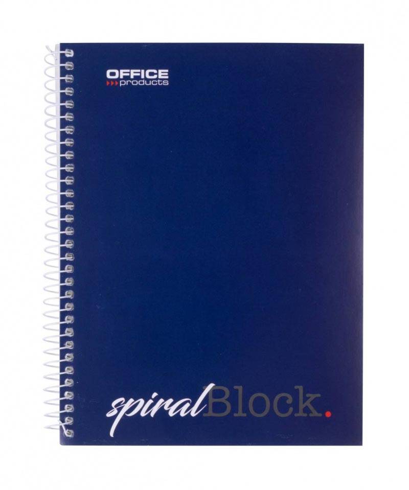 OFFICE products spiraalschrift, A5, 80 blad, gelijnd