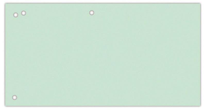 OFFICE products verdeelstroken, ft 240 x 105mm, groen, pak van 100 stuks