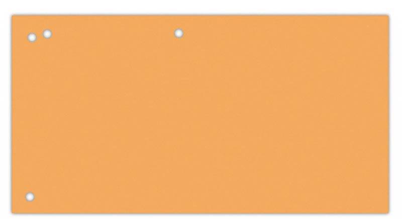 OFFICE products verdeelstroken, ft 240 x 105mm, oranje, pak van 100 stuks