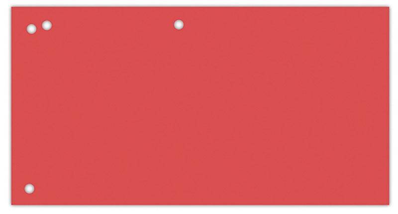OFFICE products verdeelstroken, ft 240 x 105mm, rood, pak van 100 stuks