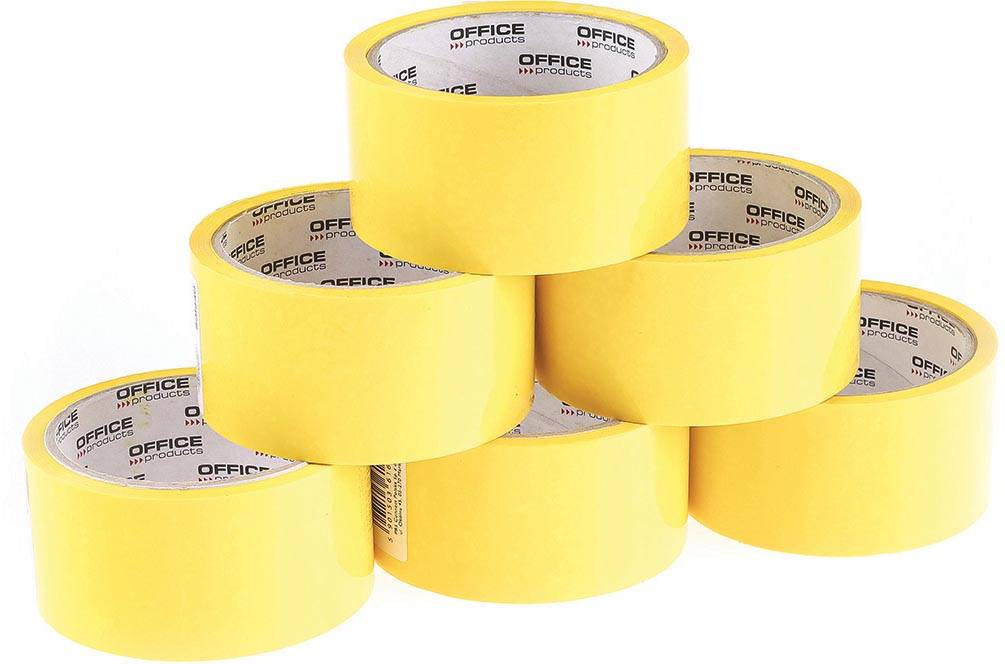 OFFICE products verpakkingstape, ft 48 mm x 46 m, geel
