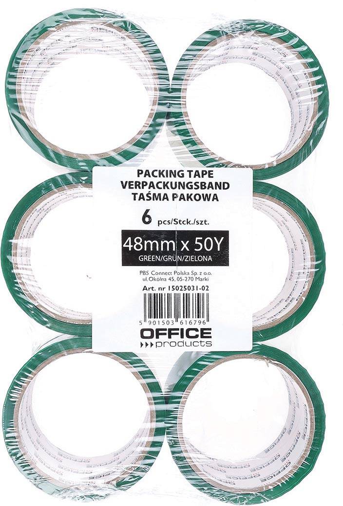 OFFICE products verpakkingstape, ft 48 mm x 46 m, groen