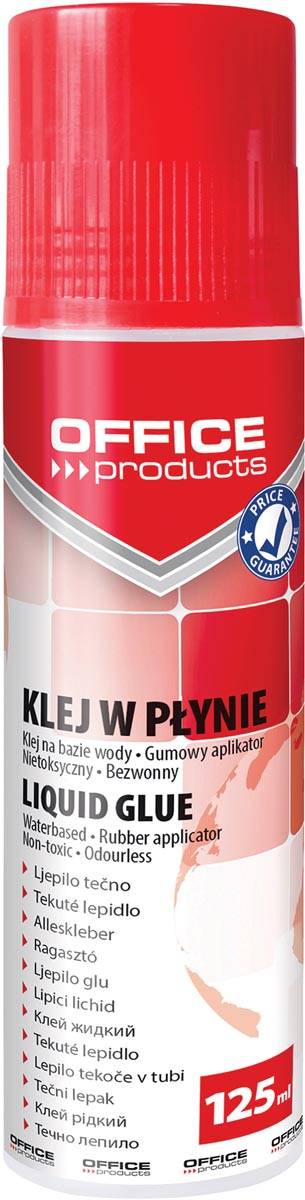 OFFICE products vloeibaar lijm, transparant, 125 ml