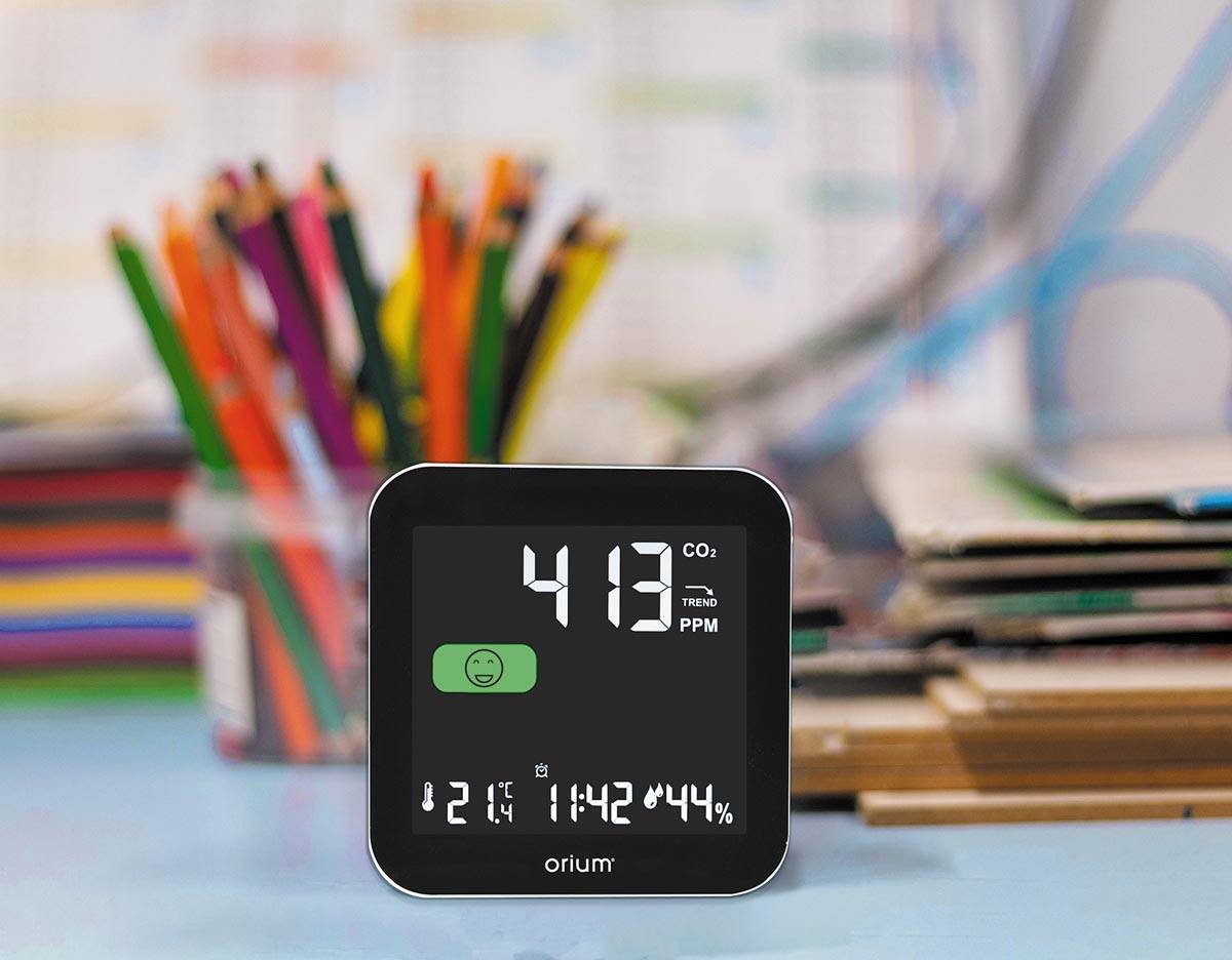 Orium by Cep professionele CO2-meter, voor ruimtes tot 75 m²