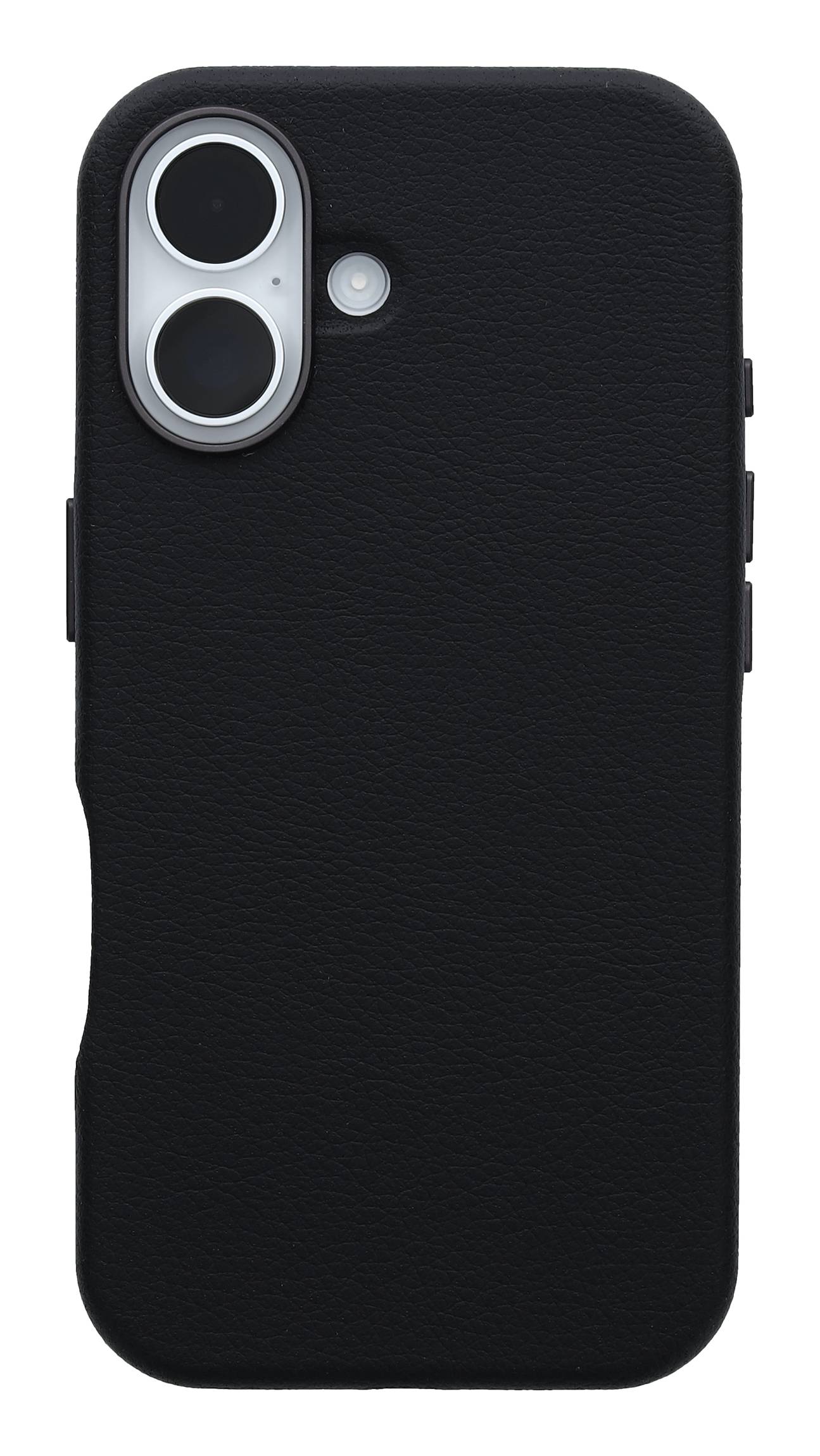 OtterBox Symmetry Series Cactus Leather voor MagSafe voor iPhone 16 Plus, Noir Ash