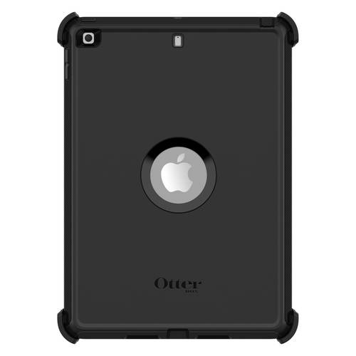 OtterBox Defender Case voor iPad 7th/8th/9th gen, schokbestendig, ultra robuuste met ingebouwde schermbeschermer, 2x getest volgens militaire standaard, Zwart, Geen retailverpakking