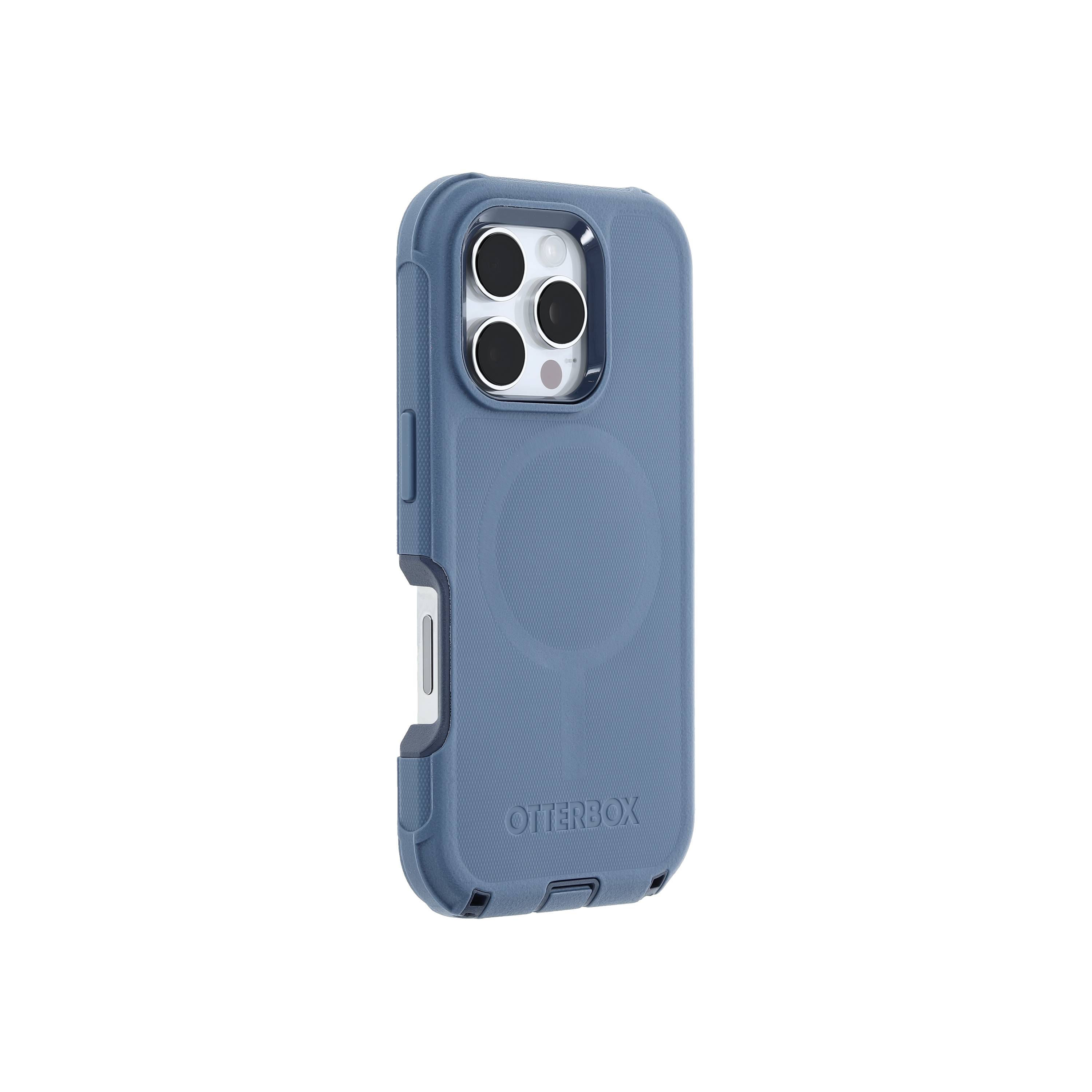 OtterBox Defender Series voor MagSafe voor iPhone 16 Plus, Baby Blue Jeans